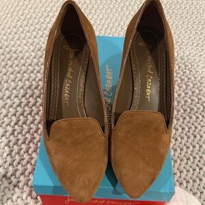 Jean-Michel Cazabat Brown and Red Women's Loafers